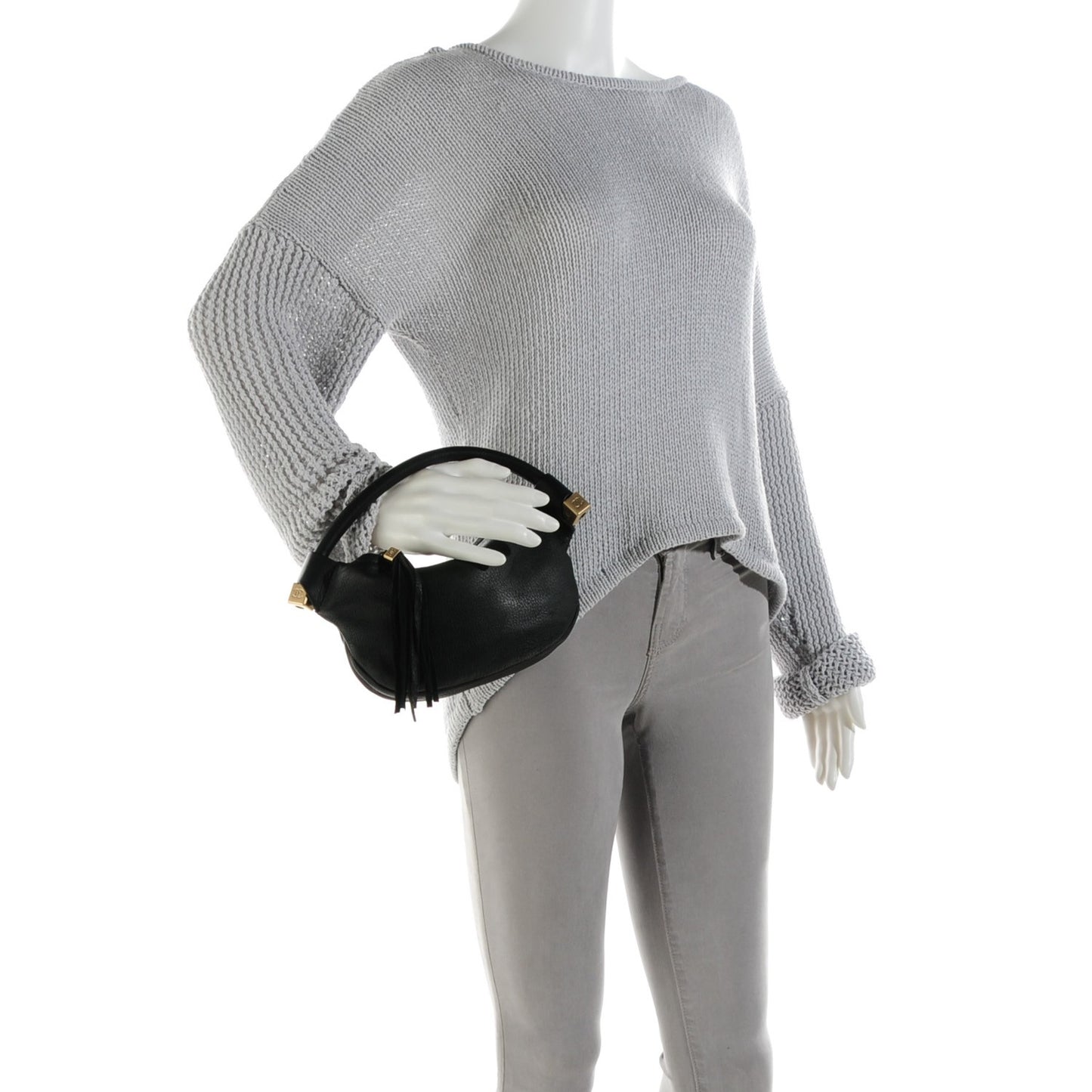 Calfskin Evening Bag Black