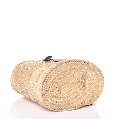Loewe Raffia Large Basket Tote Bag Natural Tan 4 of 9