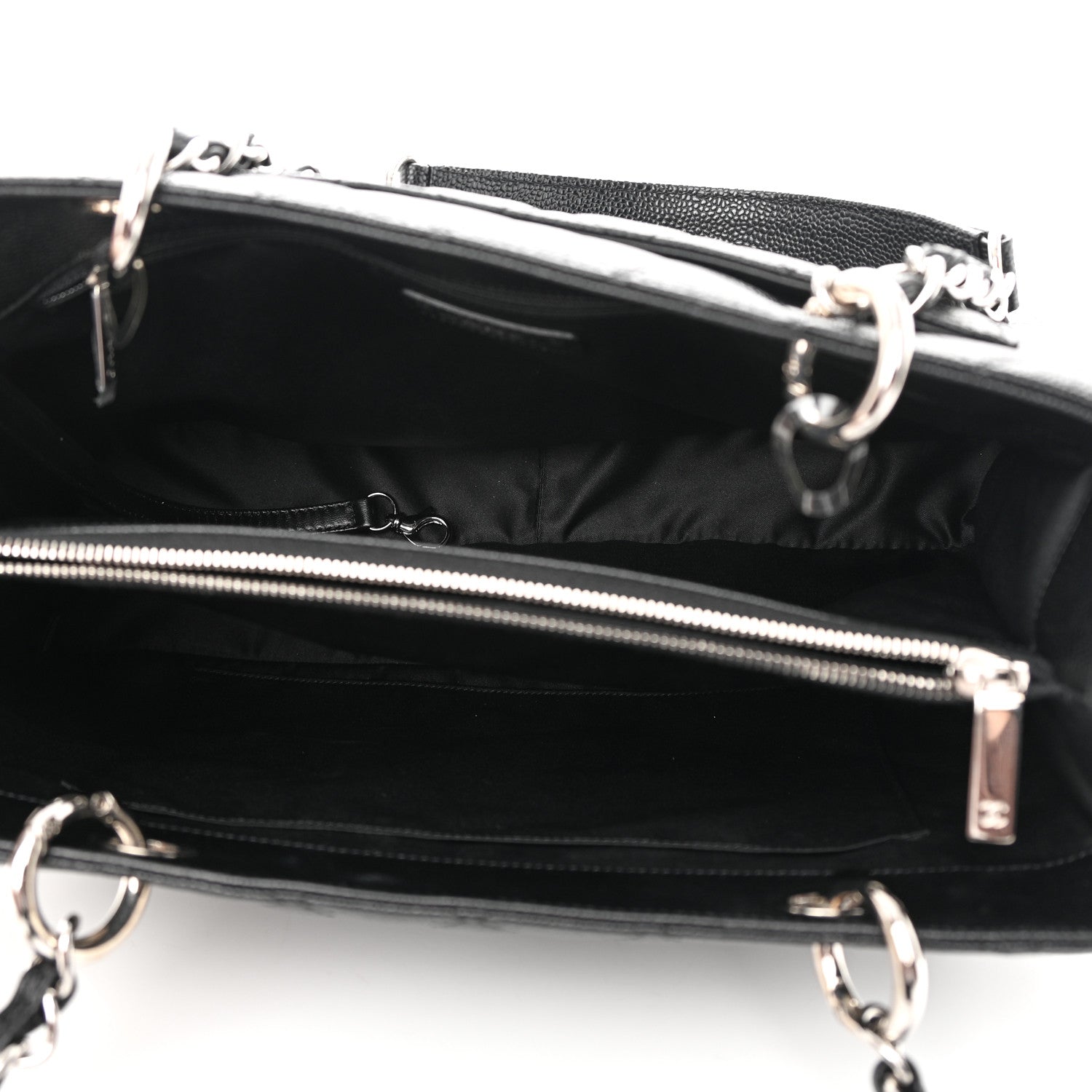 Chanel Caviar Quilted Grand Shopping Tote GST Black 5 of 12