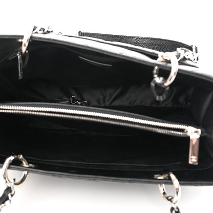 Chanel Caviar Quilted Grand Shopping Tote GST Black 5 of 12