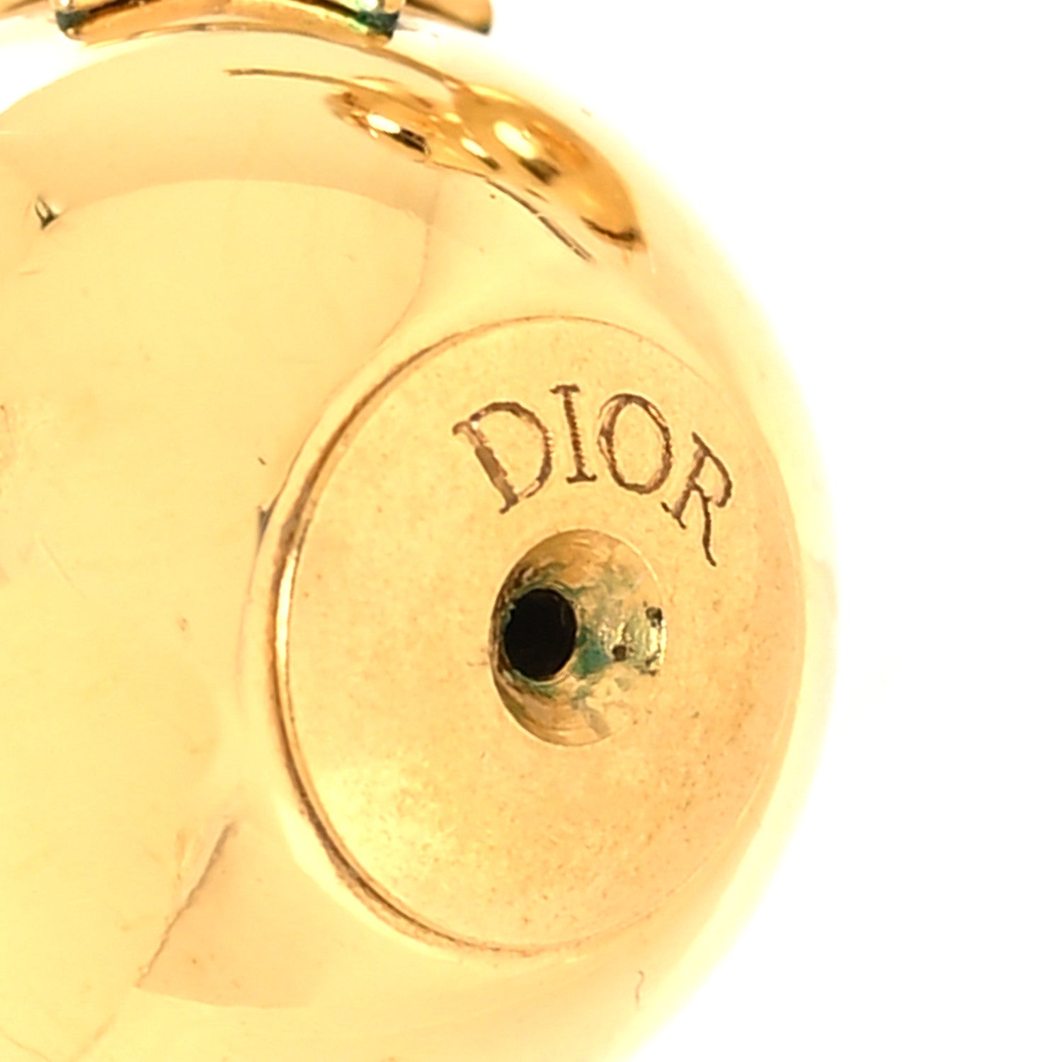 Christian Dior Metal Crystal Mini Stars Tribales Earrings Gold 4 of 4