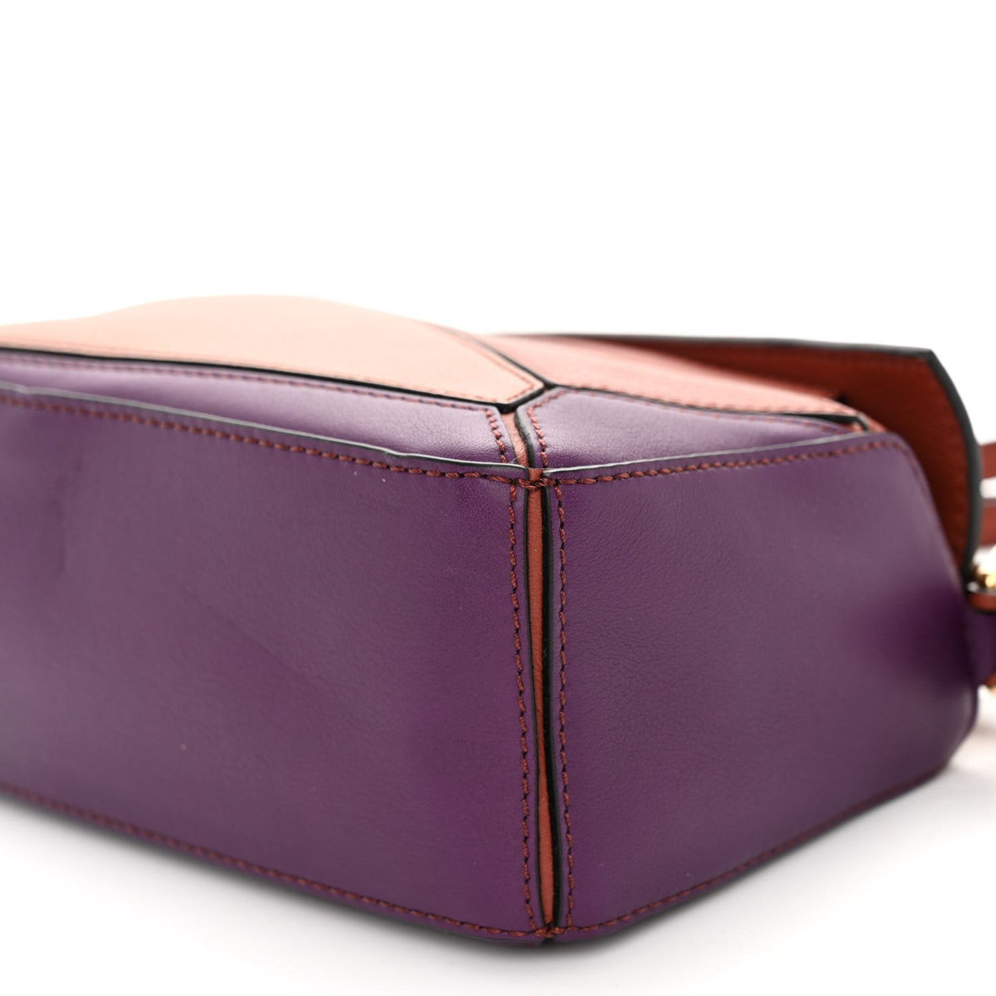 Calfskin Mini Puzzle Bag Spice Pumpkin