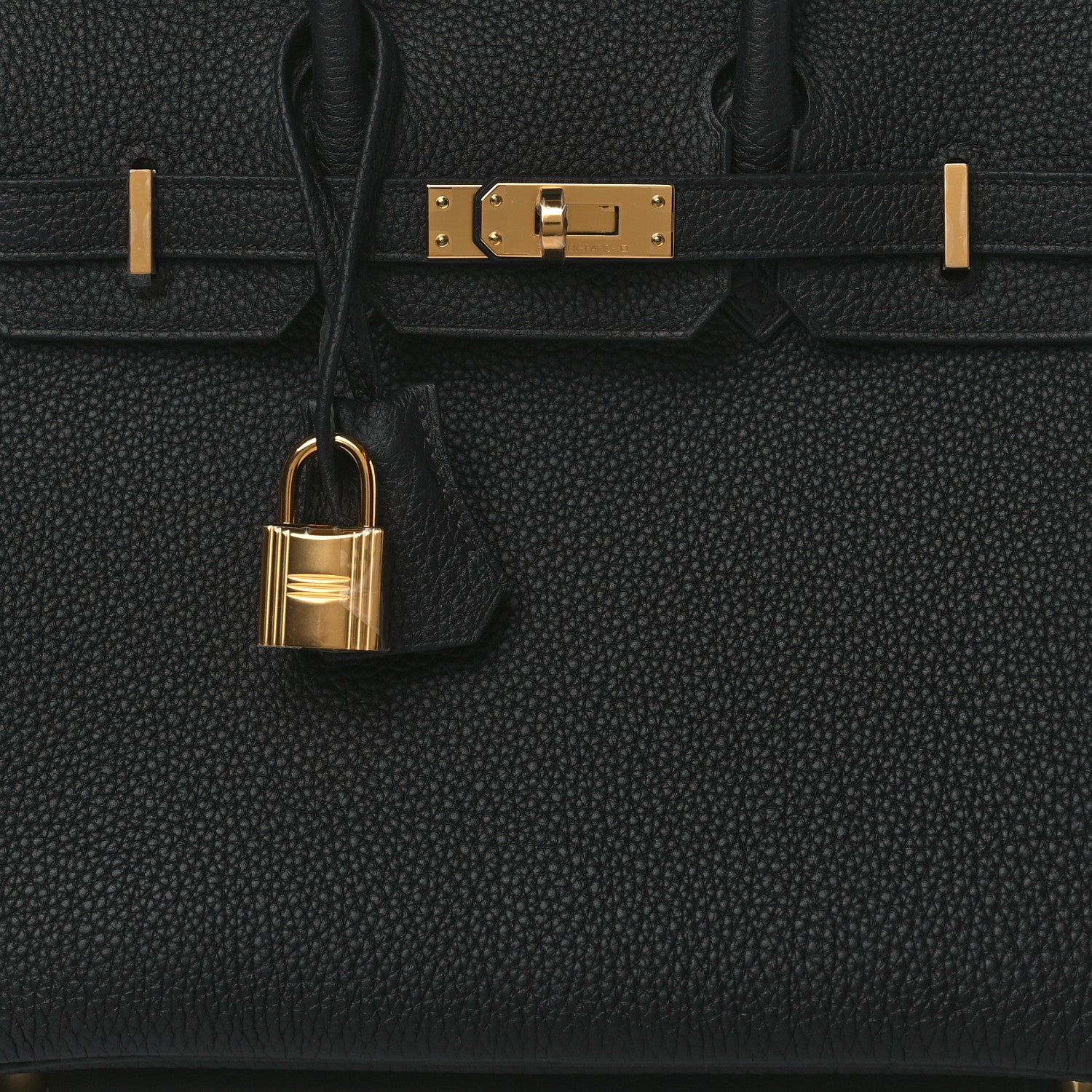 Hermes Togo Birkin 25 Black 7 of 10