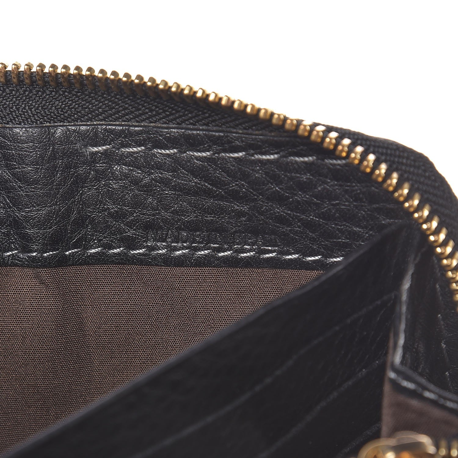 Chloe Grained Calfskin Marcie Long Zip Around Wallet Black 7 of 8
