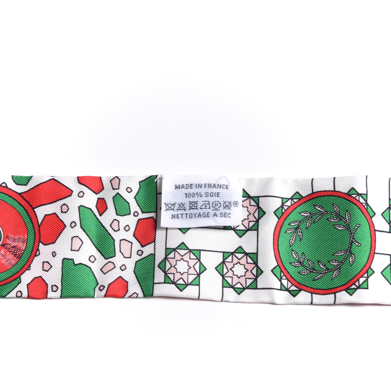 Hermes Silk La Danse Des Amazones Twilly Rouge Rose Poudre Vert 2 of 4