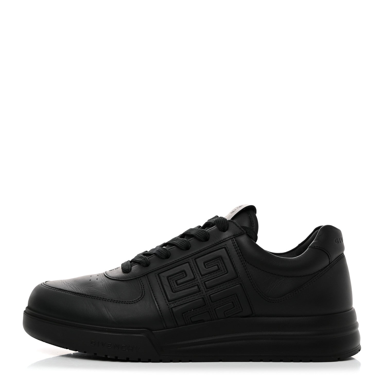Givenchy Calfskin G4 Logo Embossed Mens Sneakers 44 Black 1 of 10