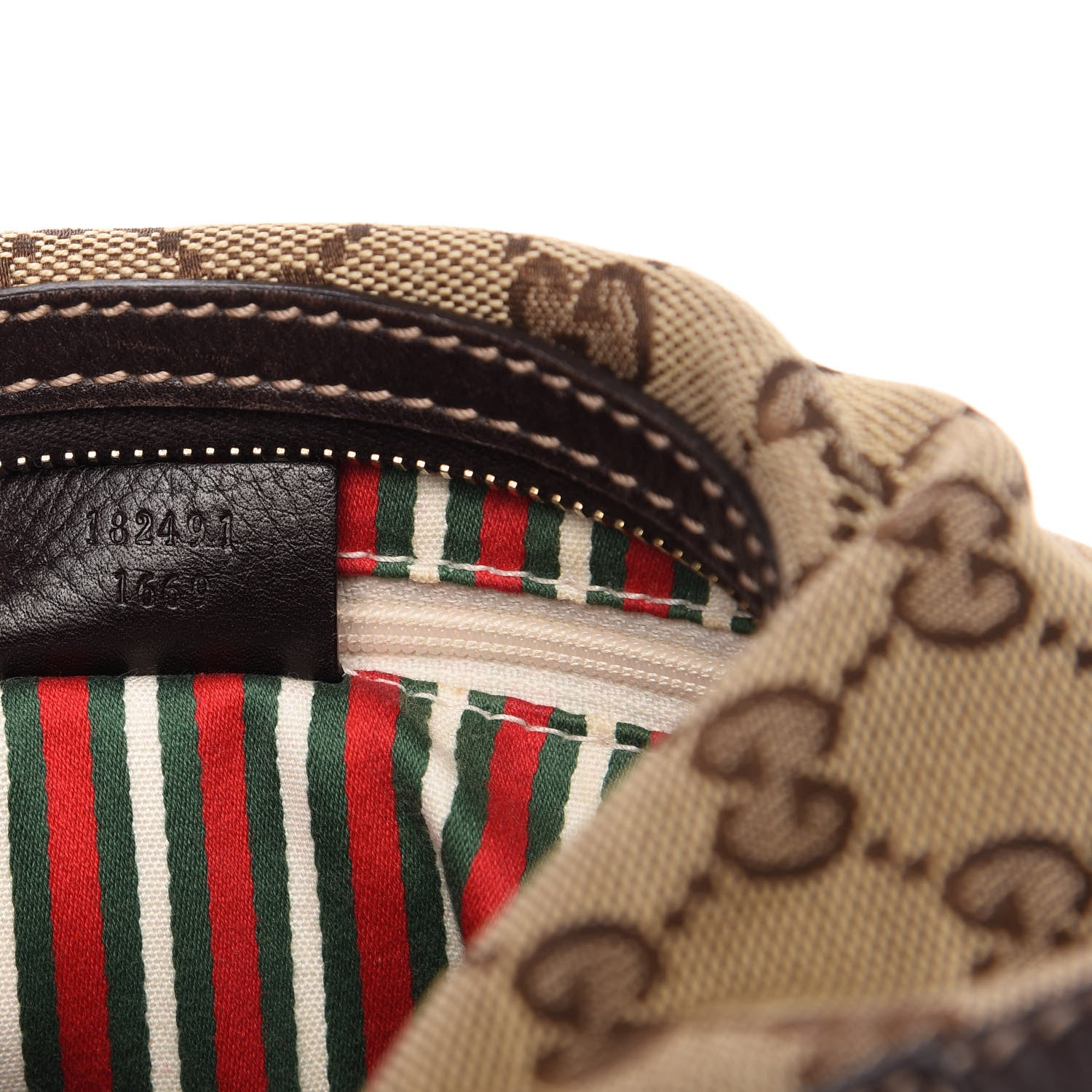 Gucci Monogram Medium New Britt Hobo Brown 9 of 10