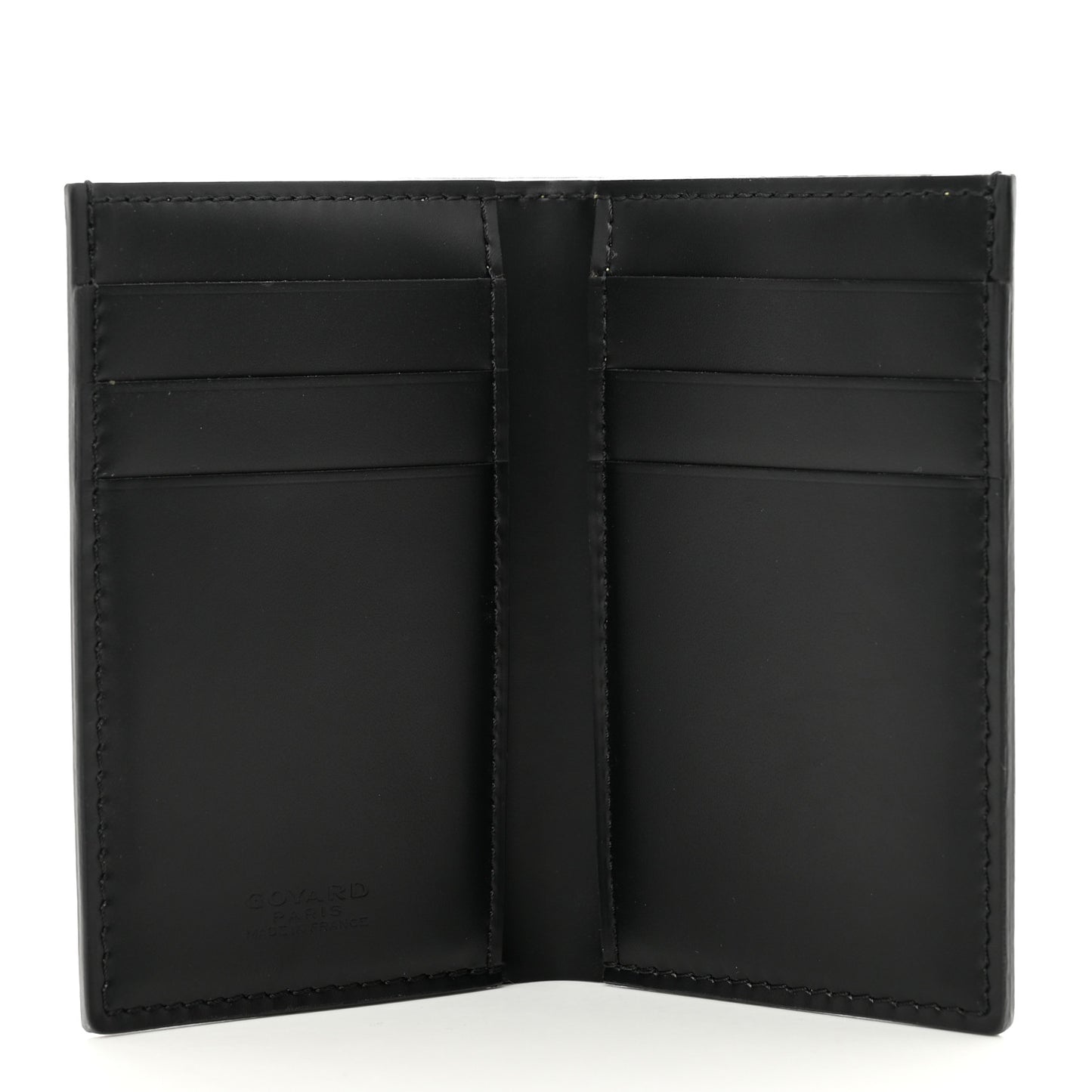Goyardine Saint Pierre Card Holder Black