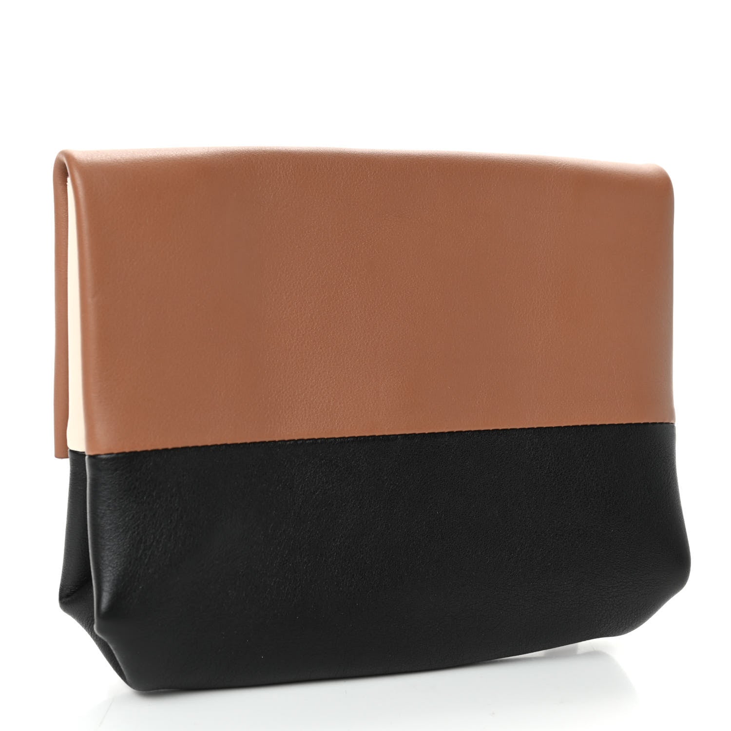 Celine Calfskin All Soft Pouch Tan 2 of 5