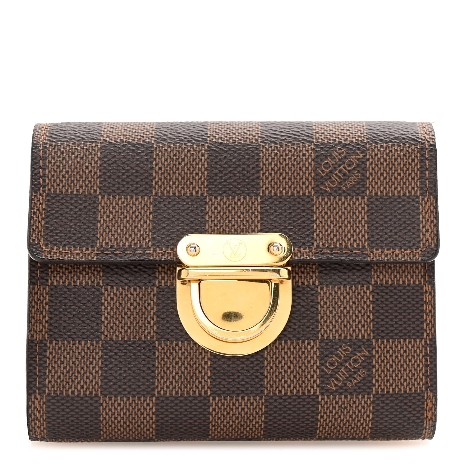Louis Vuitton Damier Ebene Koala Compact Wallet 1 of 7