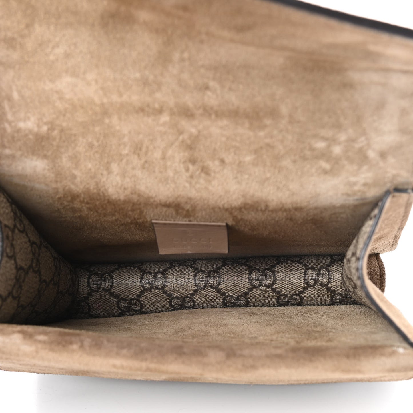 GG Supreme Monogram Mini Dionysus Shoulder Bag Taupe