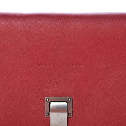 Proenza Schouler Lambskin Small Lunch Bag Clutch Red 13 of 13