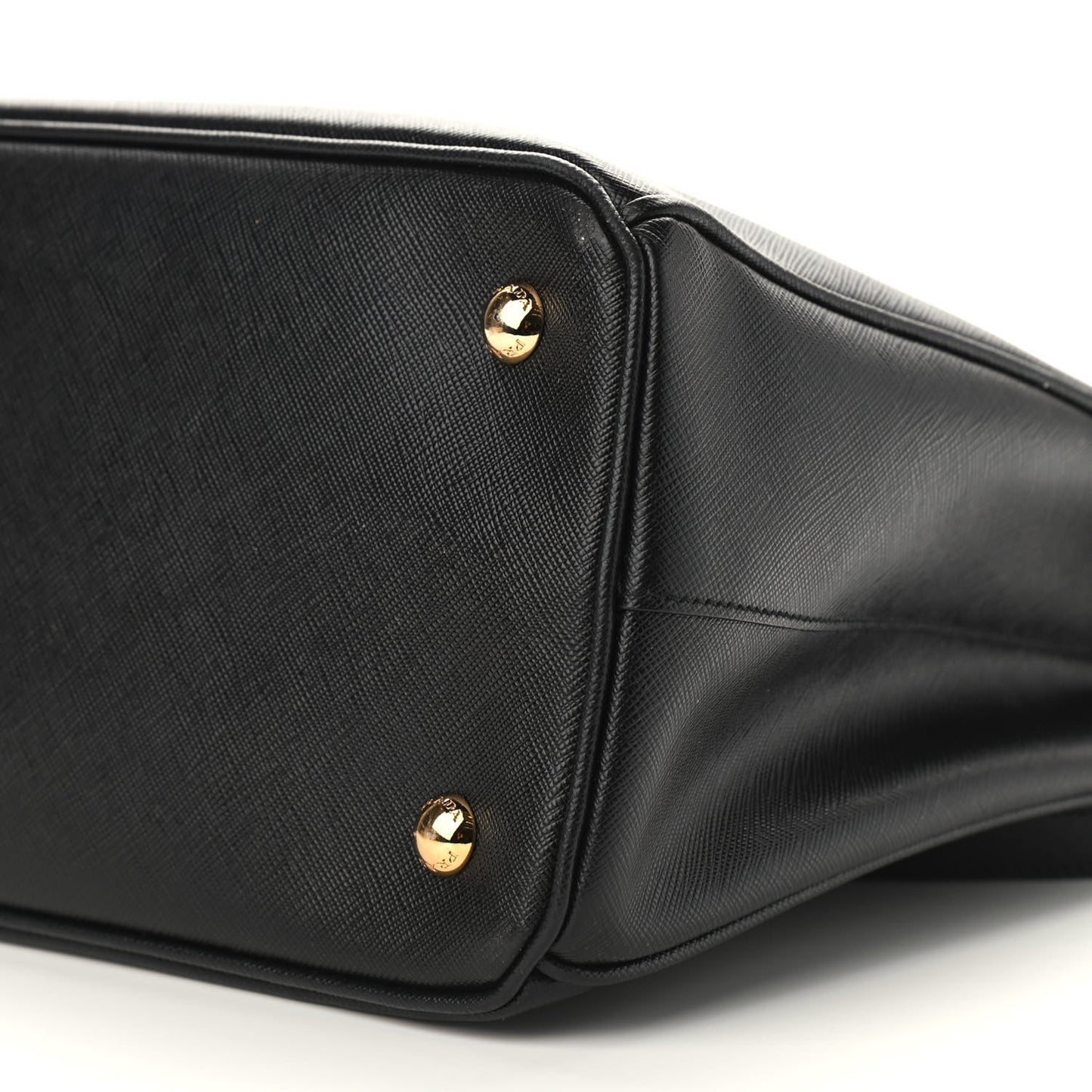 Saffiano Lux Medium Tote Black