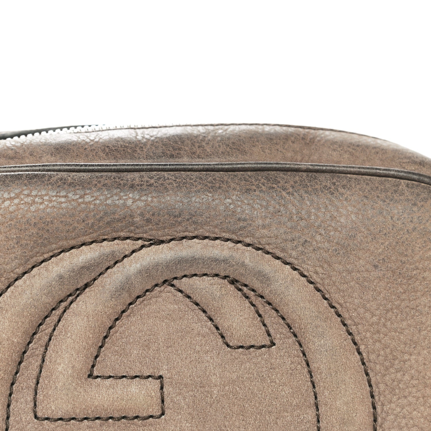Gucci Vitello Range Small Soho Disco Bag Grey Field 25 of 37