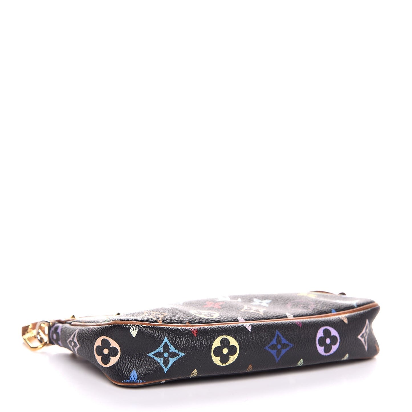 Monogram Multicolor Pochette Accessories Black