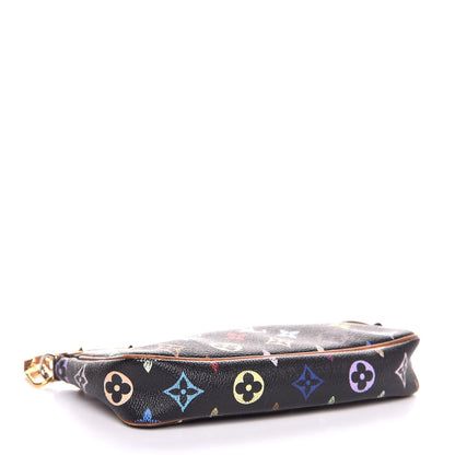 Louis Vuitton Monogram Multicolor Pochette Accessories Black 4 of 9
