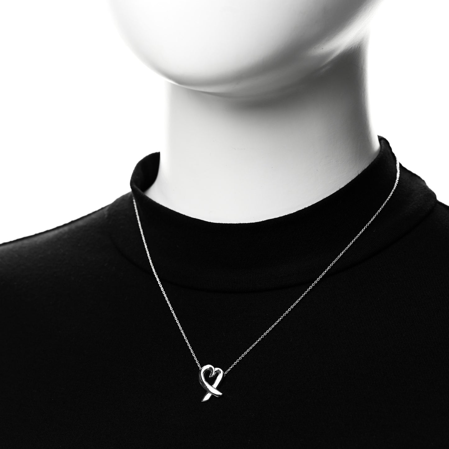 Sterling Silver Paloma Picasso Loving Heart Pendant Necklace