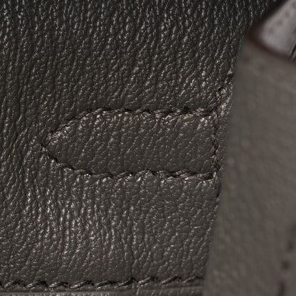 Hermes Epsom Birkin Sellier 25 Etain 23 of 35