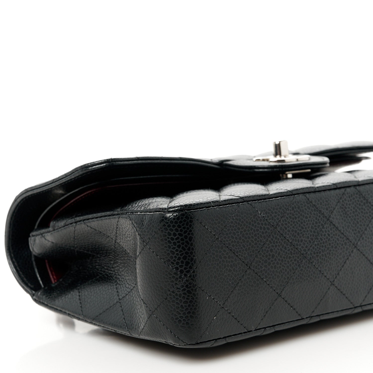 Chanel Caviar Quilted Small Double Flap Black 10 of 12