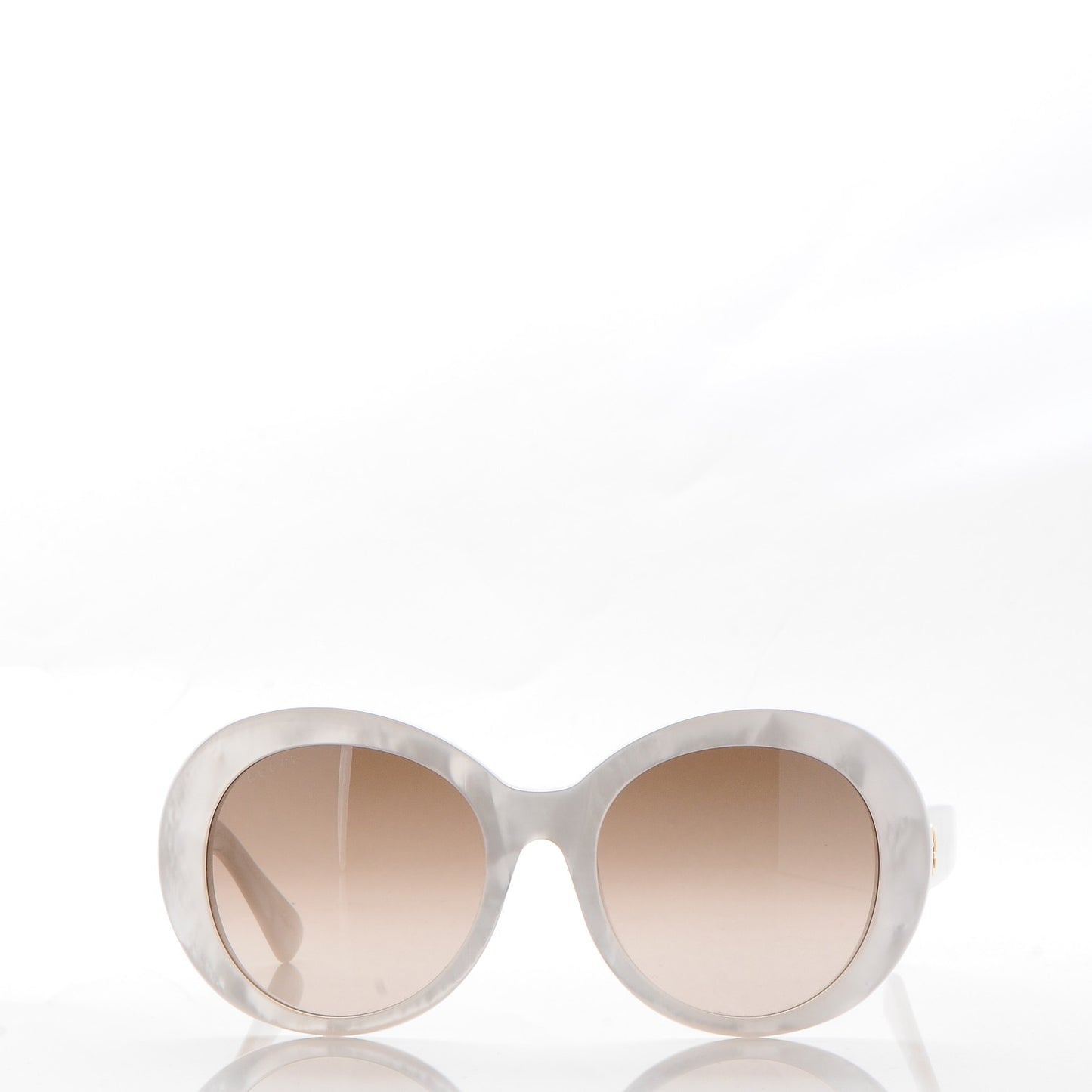 Acetate Round Sunglasses GG3829 F/S White