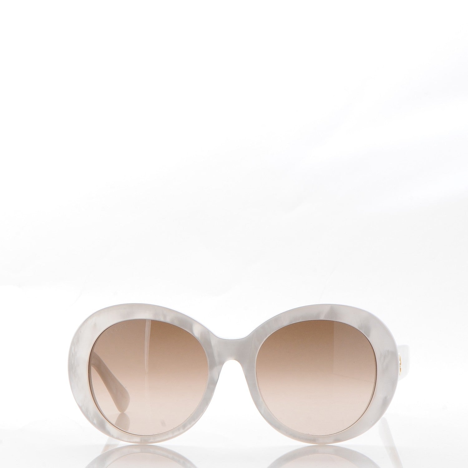 Gucci Acetate Round Sunglasses GG3829 F/S White 2 of 8