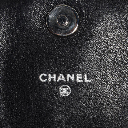 Chanel Lambskin Half Moon Wallet On Chain WOC Black 7 of 8