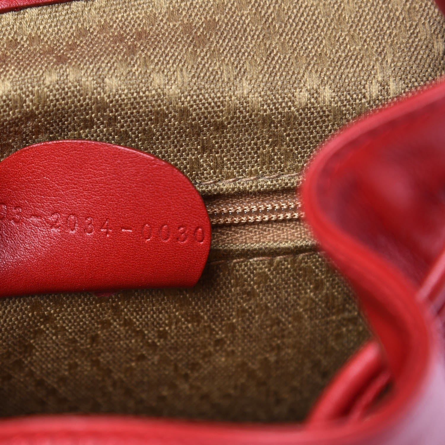 Gucci Calfskin Bamboo Mini Backpack Red 7 of 12