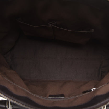Gucci Guccissima Medium GG Charm Dome Satchel Dark Brown 5 of 9