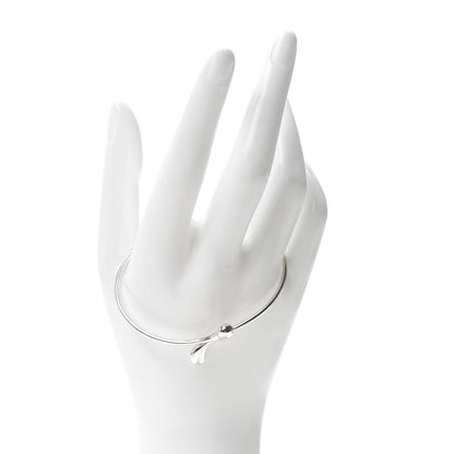 Tiffany Sterling Silver Elsa Peretti Teardrop Bangle Bracelet 2 of 4