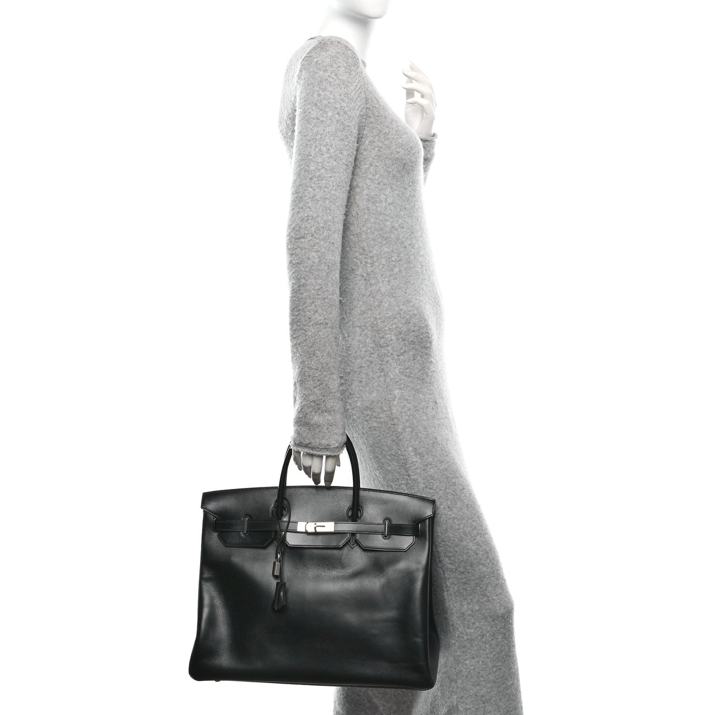 Box Verso Birkin 40 Black Chocolate