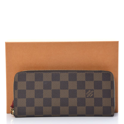 Louis Vuitton Damier Ebene Clemence Wallet Cherry 8 of 8
