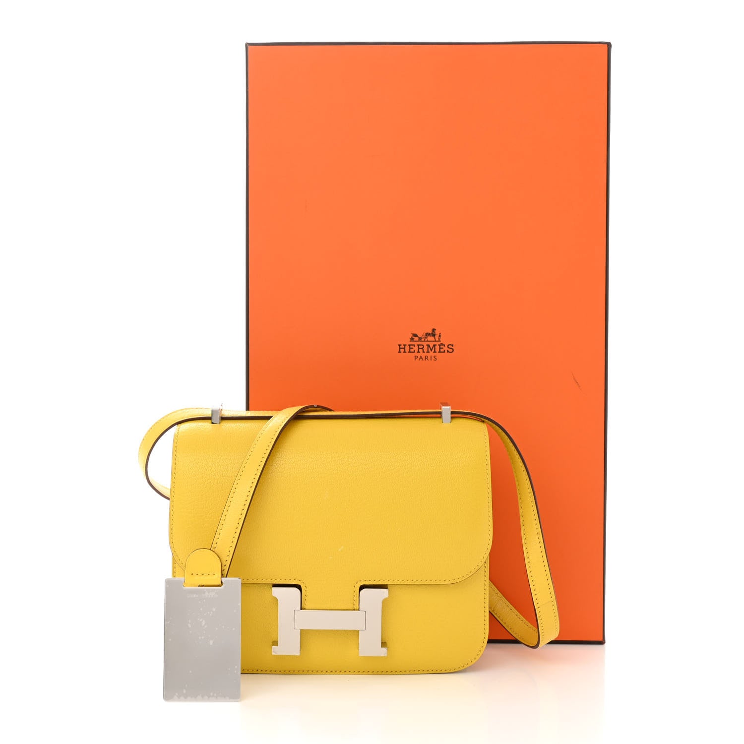 Hermes Chevre Mysore Constance 18 Jaune De Naples 14 of 14