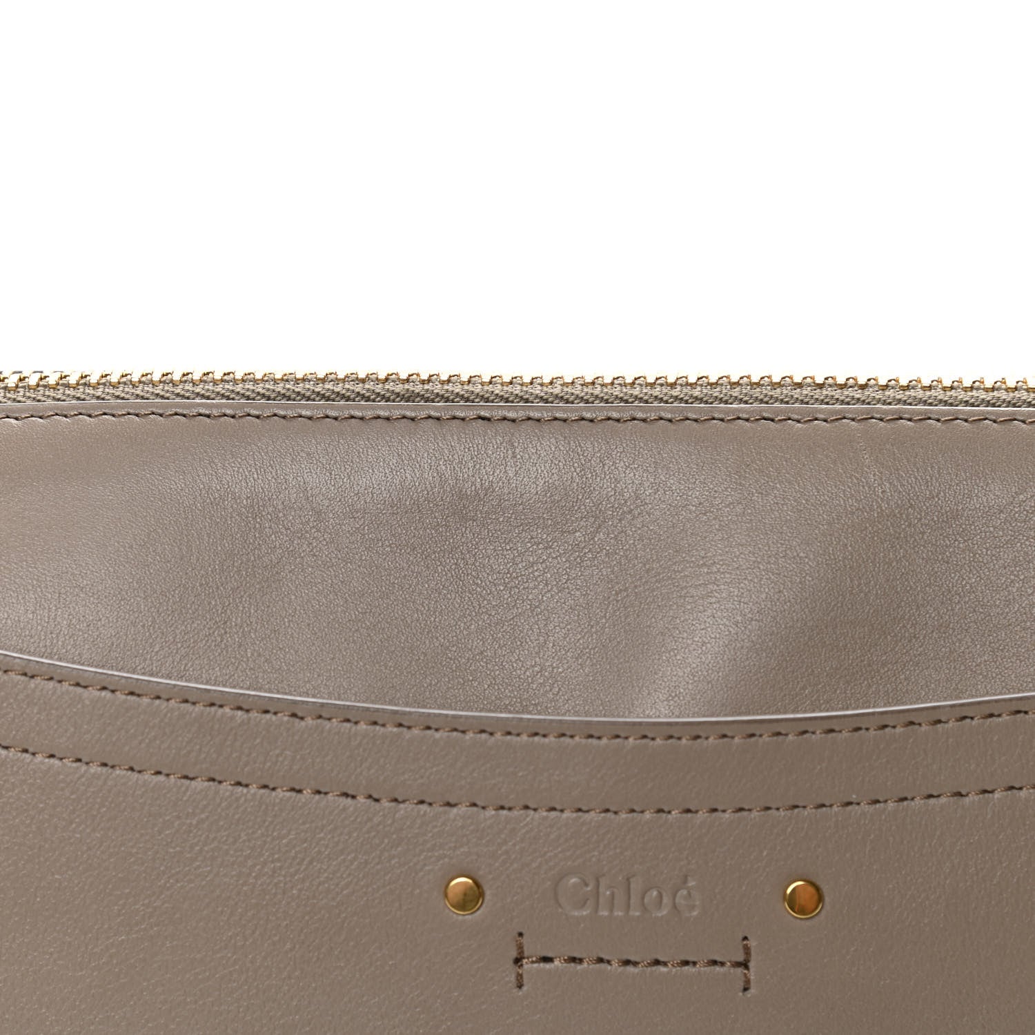 Chloe Calfskin Suede Medium Roy Bag Motty Grey 14 of 14