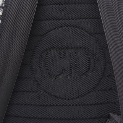 Christian Dior Oblique Calfskin Rider Backpack Beige Black 6 of 9