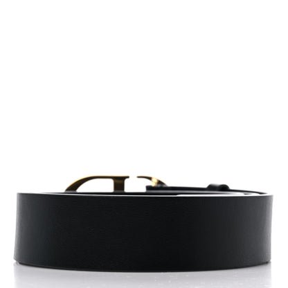 Christian Dior Calfskin 35mm Montaigne Belt 85 34 Black 2 of 6