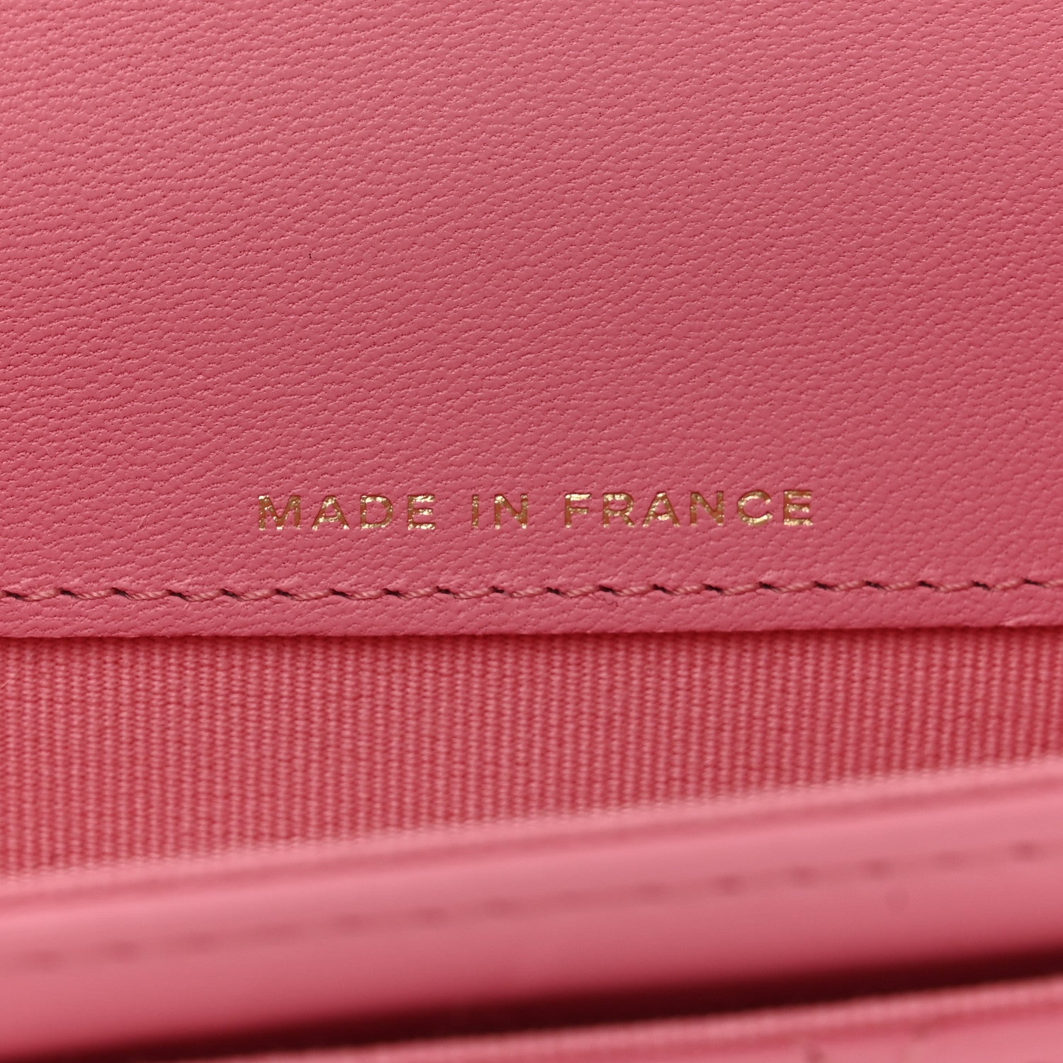 Chanel Lambskin Quilted Flap Card Holder Wallet Pink 7 of 8