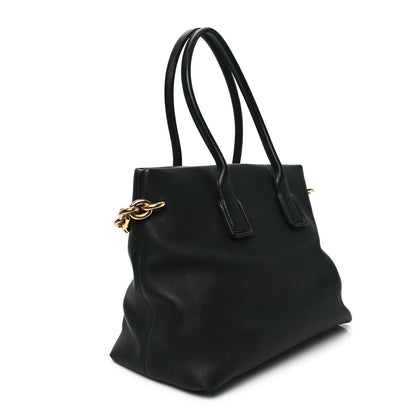 Bottega Veneta Grained Calfskin Saint Germain Tote Black 3 of 11