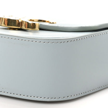 Celine Shiny Calfskin Mini Triomphe Ice Blue 10 of 11