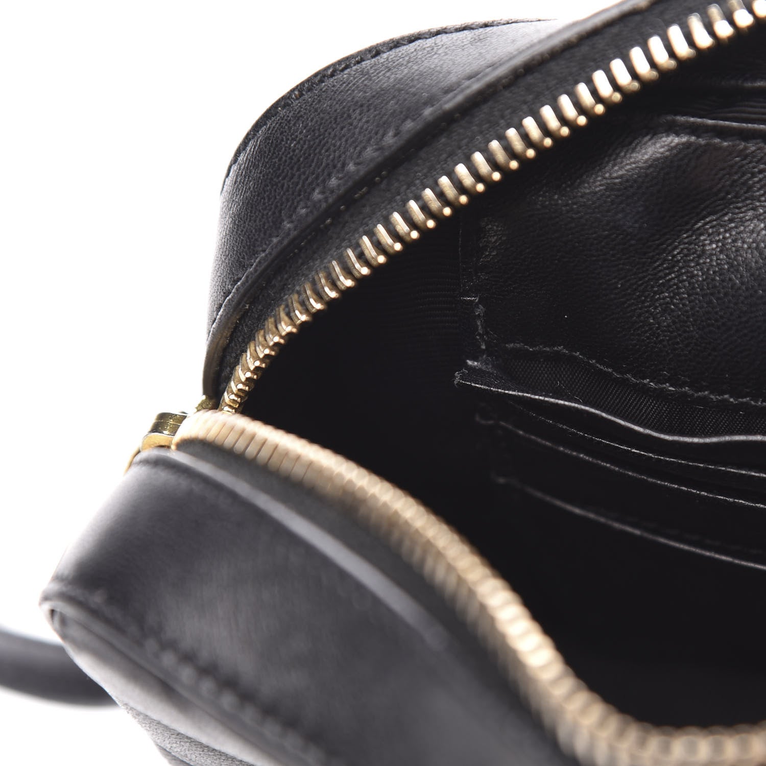 Saint Laurent Lambskin Chevron Small Classic Monogram Camera Bag Nero Black 12 of 12
