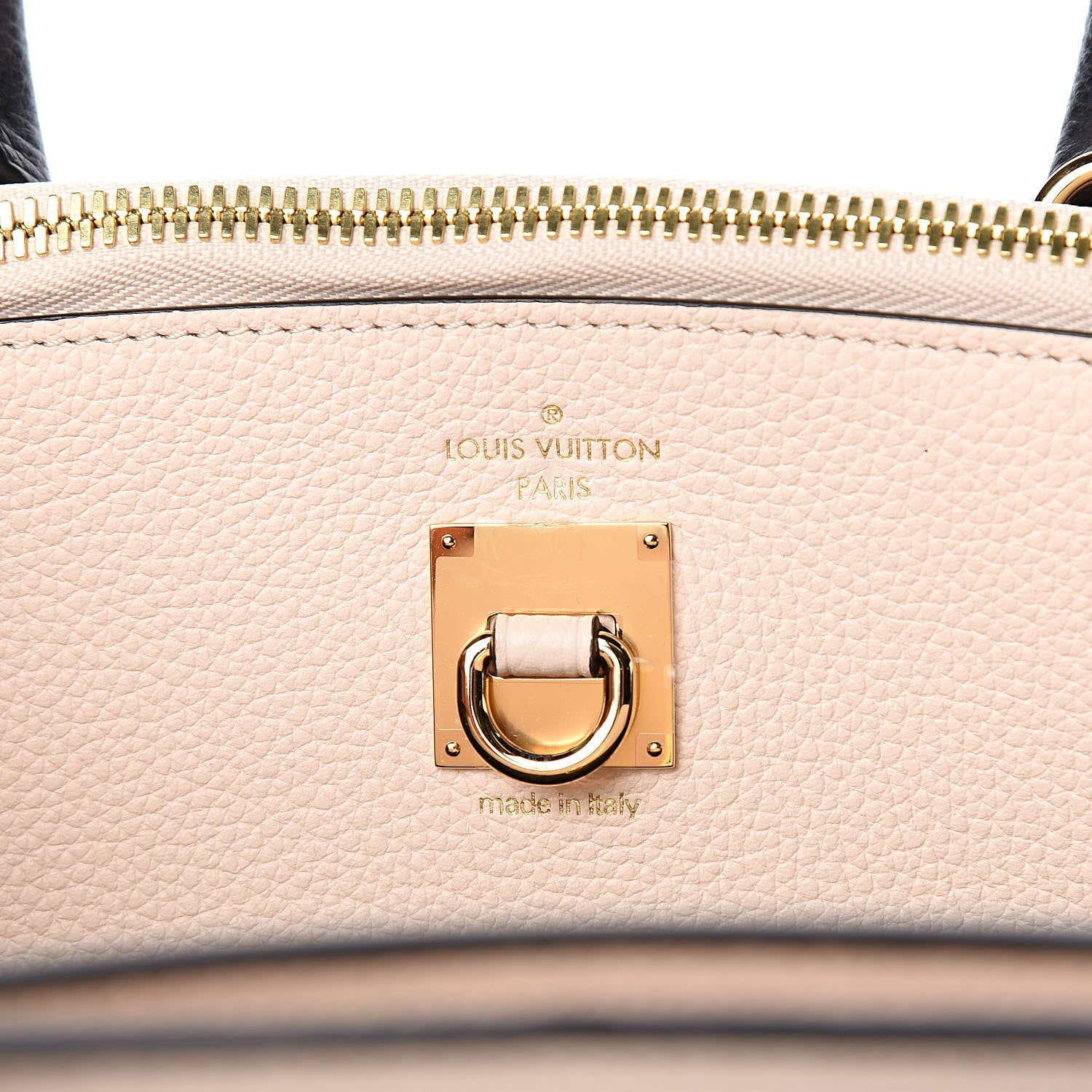 Louis Vuitton Taurillon City Steamer MM Kaki Creme Black 6 of 10