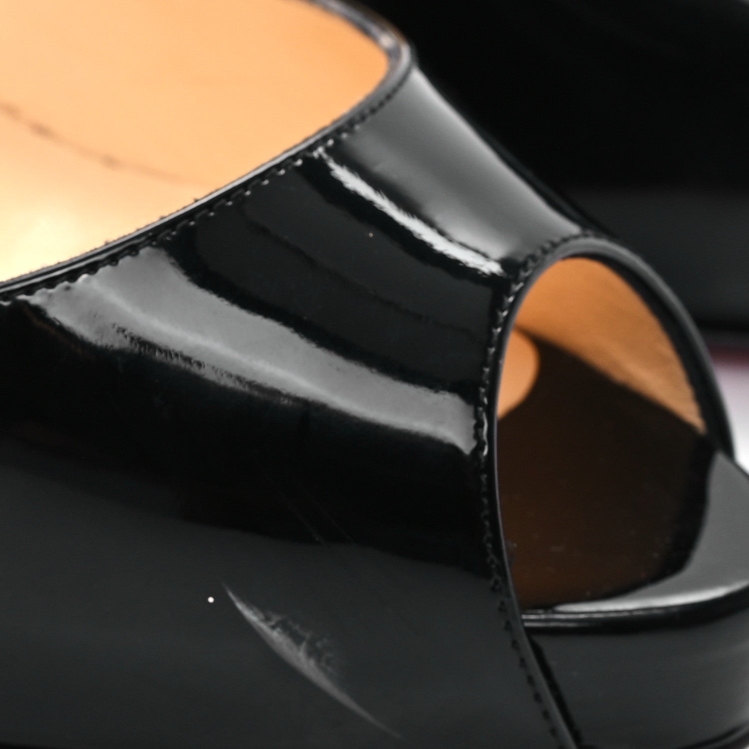 Christian Louboutin Patent New Very Prive 120 Pumps 38.5 Black 9 of 11