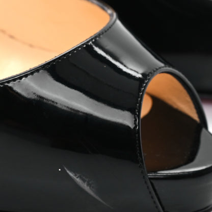 Christian Louboutin Patent New Very Prive 120 Pumps 38.5 Black 9 of 11