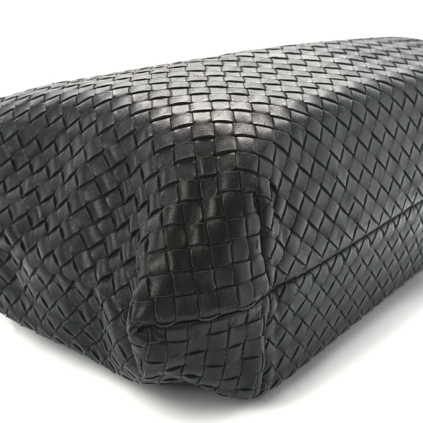 Nappa Intrecciato Large Capri Tote Ebano