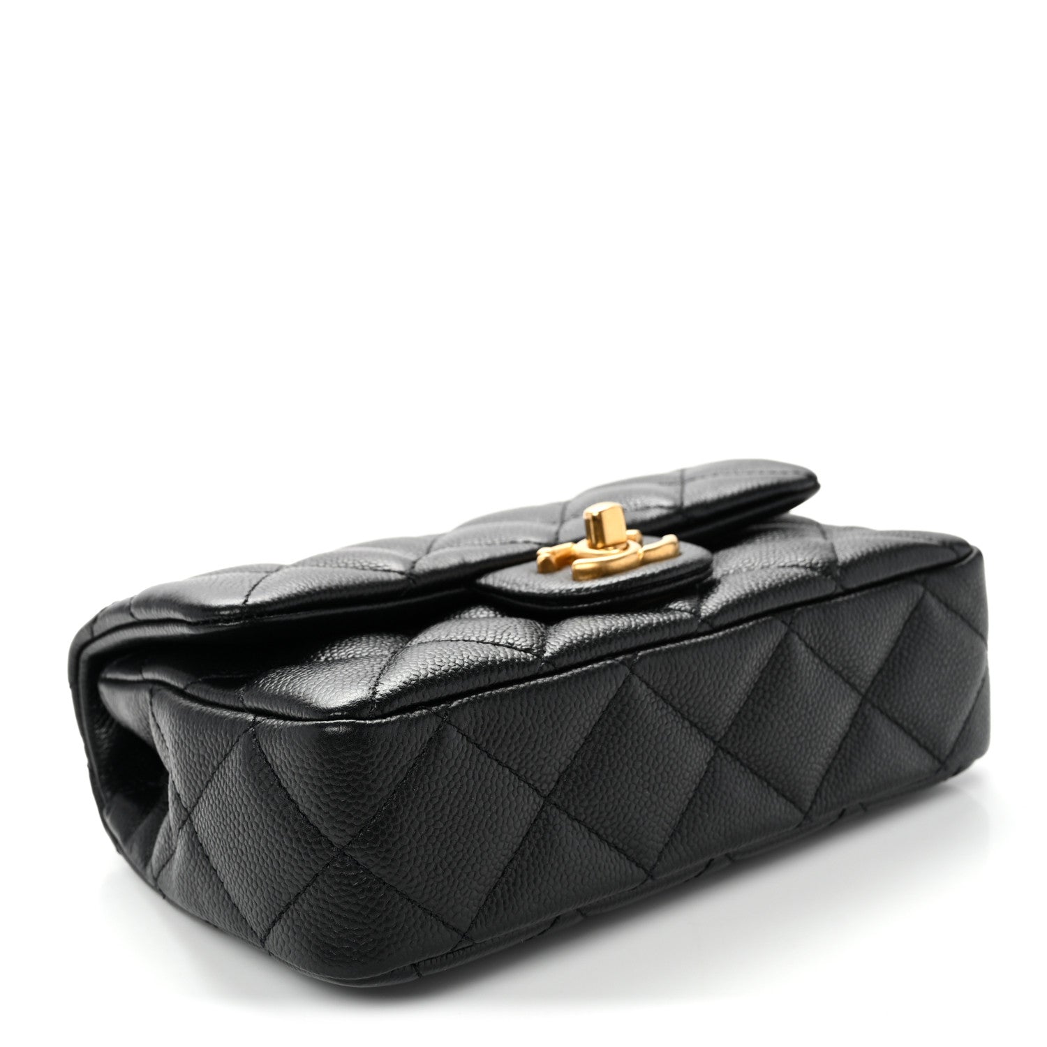 Chanel Caviar Quilted Mini Sweetheart Rectangular Flap Black 4 of 11