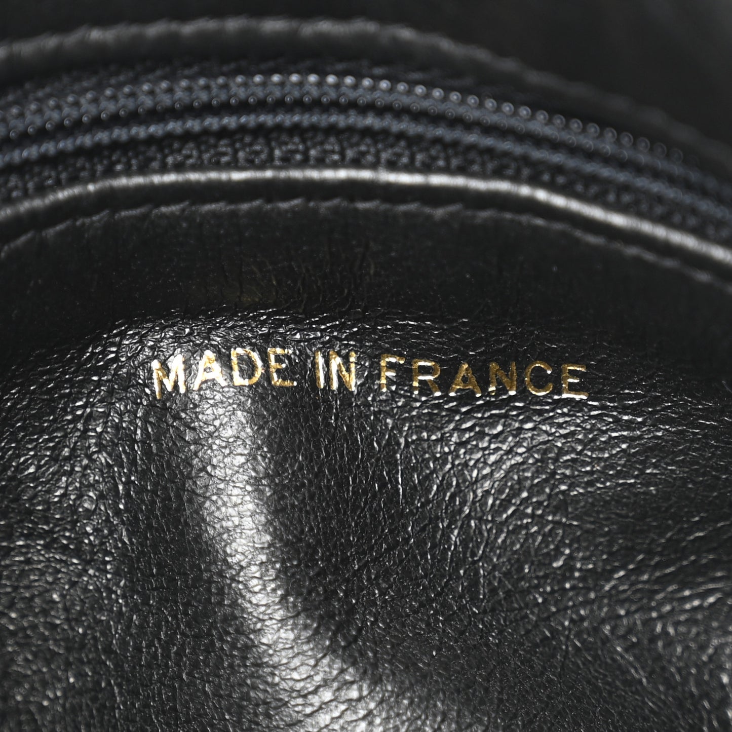 Lambskin Shopping Chain Tote Black