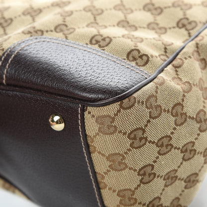 Gucci Monogram Medium Princy Tote Dark Brown 11 of 13