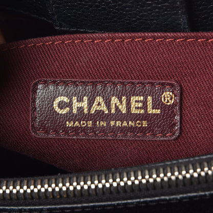 Chanel Grained Calfskin Small Neo Executive Shopper Tote Black 6 of 12