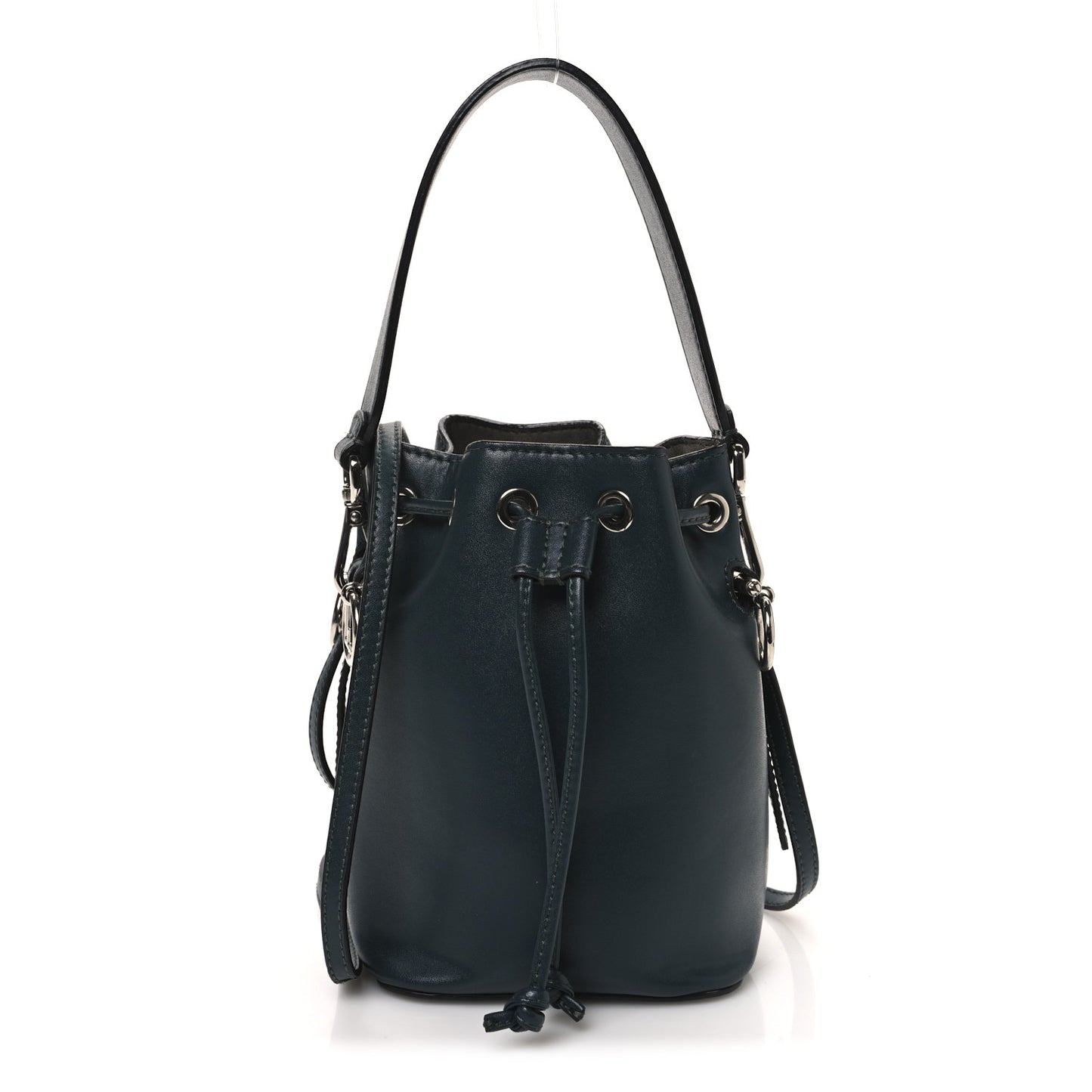 Vitello Liberty Lucido F is Fendi Mini Mon Tresor Bucket Bag Green