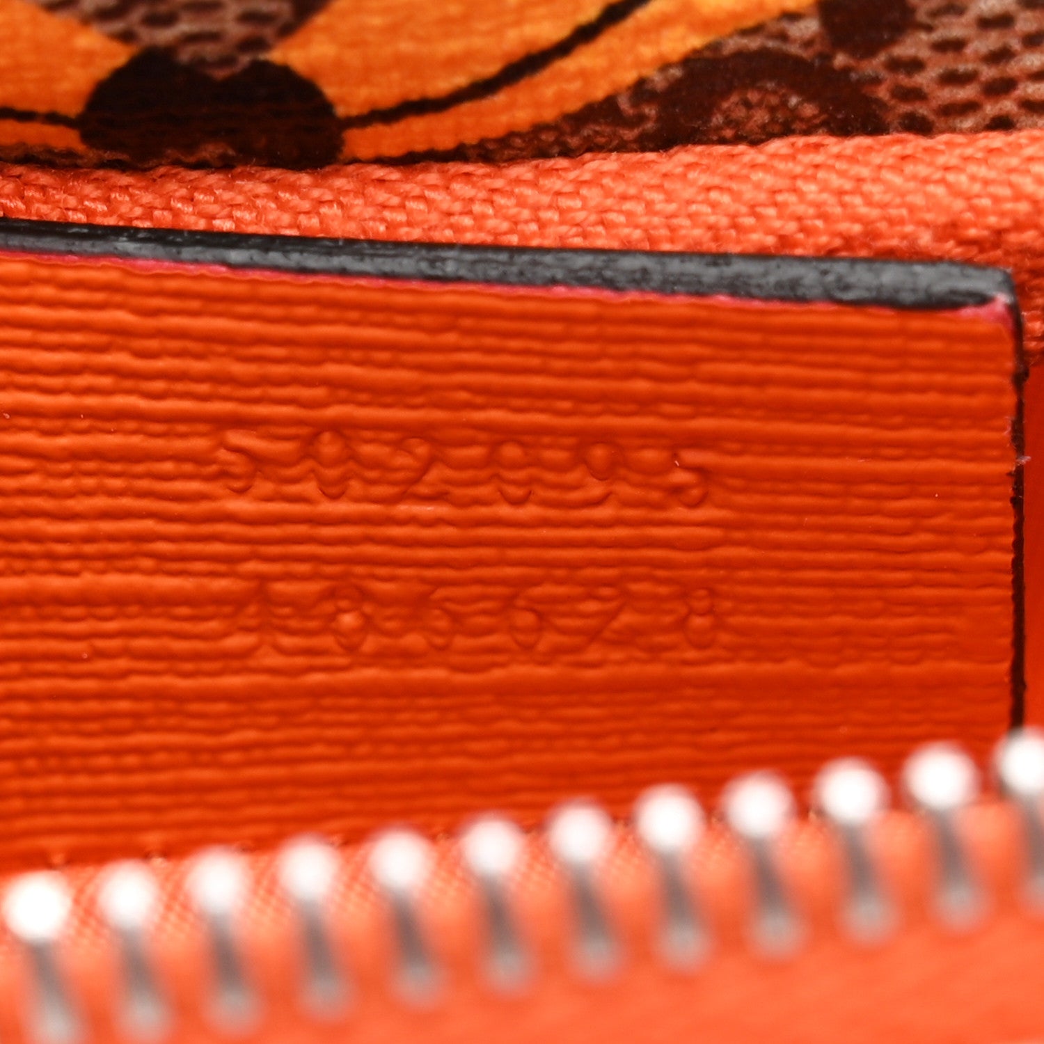 Gucci GG Supreme Monogram Banana Childrens Belt Bag Beige Ebony Multicolor Carrot Orange 7 of 11