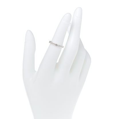 Tiffany Sterling Silver Notes Narrow Ring 50 5.5 2 of 5